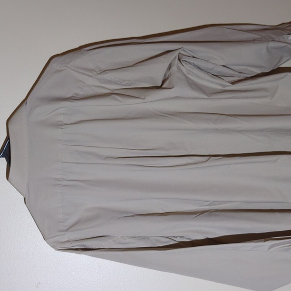 Preswick and Moore tan dress shirt, 2XL - Picture 5 of 5